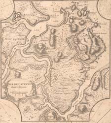 Illa de Caiena - 1763